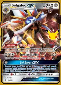 Solgaleo GX 89/149 – 30th Classic Collection, Pokémon card (English)