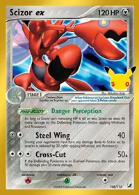Scizor ex 108/115 – 30th Classic Collection, Pokémon card (English)
