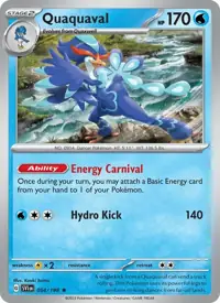 Quaquaval 054/198 – Scarlet & Violet (SVI), Pokémon card (English)