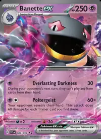 Banette ex 088/198 – Scarlet & Violet (SVI), Pokémon card (English)