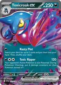 Toxicroak ex 131/198 – Scarlet & Violet (SVI), Pokémon card (English)