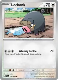Lechonk 156/198 – Scarlet & Violet (SVI), Pokémon card (English)