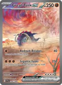 Great Tusk ex 246/198 – Scarlet & Violet (SVI), Pokémon card (English)