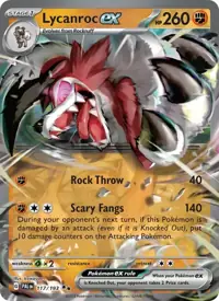 Lycanroc ex 117/193 – Paldea Evolved (PAL), Pokémon card (English)