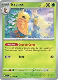 Kakuna 014/165 – 151 (MEW), Pokémon card (English)