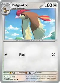 Pidgeotto 017/165 – 151 (MEW), Pokémon card (English)