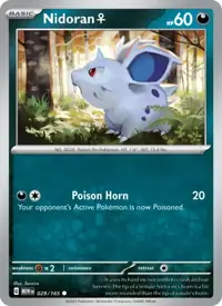 Nidoran♀ 029/165 – 151 (MEW), Pokémon card (English)