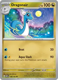 Dragonair 148/165 – 151 (MEW), Pokémon card (English)