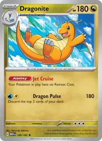 Dragonite 149/165 – 151 (MEW), Pokémon card (English)