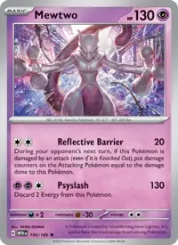 Mewtwo 150/165 – 151 (MEW), Pokémon card (English)