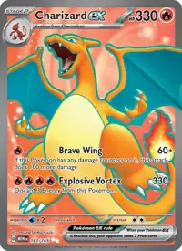 Charizard ex 183/165 – 151 (MEW), Pokémon card (English)