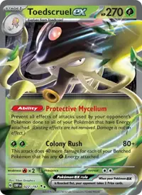 Toedscruel ex 022/197 – Obsidian Flames (OBF), Pokémon card (English)