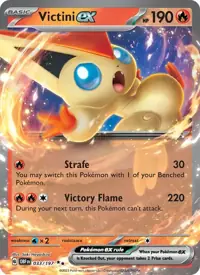 Victini ex 033/197 – Obsidian Flames (OBF), Pokémon card (English)