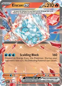 Eiscue ex 042/197 – Obsidian Flames (OBF), Pokémon card (English)