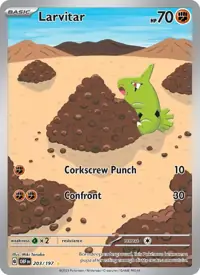 Larvitar 203/197 – Obsidian Flames (OBF), Pokémon card (English)