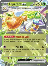 Espathra ex 006/091 – Paldean Fates (PAF), Pokémon card (English)