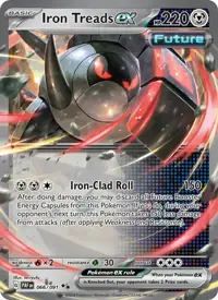 Iron Treads ex 066/091 – Paldean Fates (PAF), Pokémon card (English)