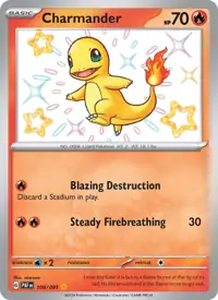 Charmander 109/091 – Paldean Fates (PAF), Pokémon card (English)