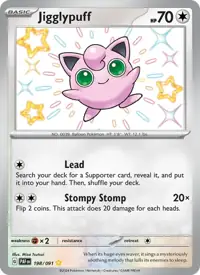 Jigglypuff 198/091 – Paldean Fates (PAF), Pokémon card (English)