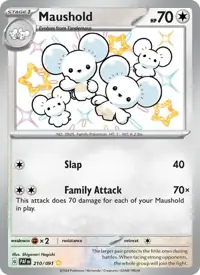 Maushold 210/091 – Paldean Fates (PAF), Pokémon card (English)