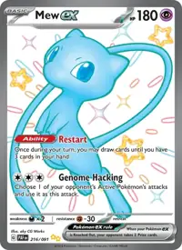 Mew ex 216/091 – Paldean Fates (PAF), Pokémon card (English)