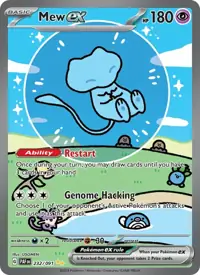 Mew ex 232/091 – Paldean Fates (PAF), Pokémon card (English)