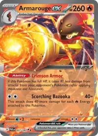 Armarouge ex 027/182 – Paradox Rift (PAR), Pokémon card (English)