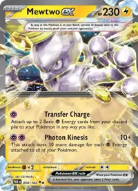 Mewtwo ex 058/182 – Paradox Rift (PAR), Pokémon card (English)