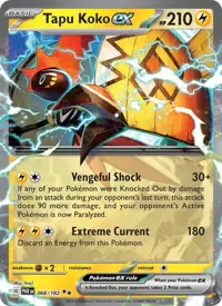 Tapu Koko ex 068/182 – Paradox Rift (PAR), Pokémon card (English)