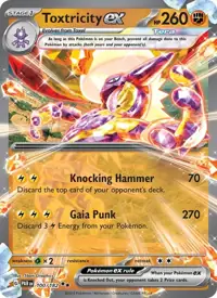 Toxtricity ex 100/182 – Paradox Rift (PAR), Pokémon card (English)