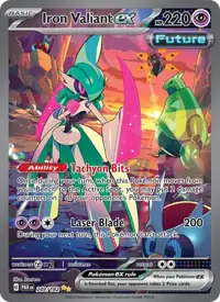 Iron Valiant ex 249/182 – Paradox Rift (PAR), Pokémon card (English)