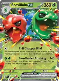 Scovillain ex 022/162 – Temporal Forces (TEF), Pokémon card (English)