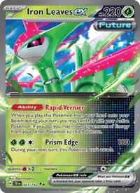 Iron Leaves ex 025/162 – Temporal Forces (TEF), Pokémon card (English)