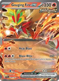 Gouging Fire ex 038/162 – Temporal Forces (TEF), Pokémon card (English)