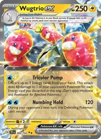 Wugtrio ex 060/162 – Temporal Forces (TEF), Pokémon card (English)