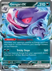 Gengar ex 104/162 – Temporal Forces (TEF), Pokémon card (English)