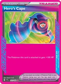 Hero's Cape 152/162 – Temporal Forces (TEF), Pokémon card (English)
