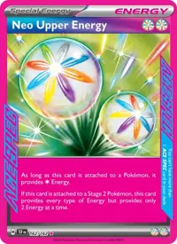 Neo Upper Energy 162/162 – Temporal Forces (TEF), Pokémon card (English)