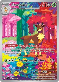 Sawsbuck 166/162 – Temporal Forces (TEF), Pokémon card (English)