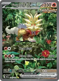 Gouging Fire ex 204/162 – Temporal Forces (TEF), Pokémon card (English)