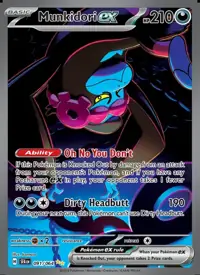 Munkidori ex 091/064 – Shrouded Fable (SFA), Pokémon card (English)