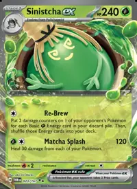 Sinistcha ex 023/167 – Twilight Masquerade (TWM), Pokémon card (English)