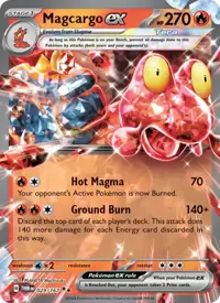 Magcargo ex 029/167 – Twilight Masquerade (TWM), Pokémon card (English)