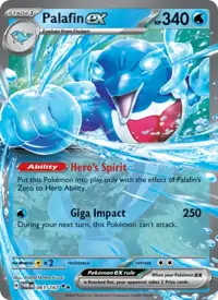 Palafin ex 061/167 – Twilight Masquerade (TWM), Pokémon card (English)