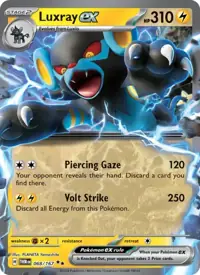 Luxray ex 068/167 – Twilight Masquerade (TWM), Pokémon card (English)
