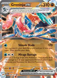 Greninja ex 106/167 – Twilight Masquerade (TWM), Pokémon card (English)