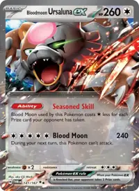 Bloodmoon Ursaluna ex 141/167 – Twilight Masquerade (TWM), Pokémon card (English)