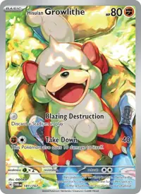 Hisuian Growlithe 181/167 – Twilight Masquerade (TWM), Pokémon card (English)