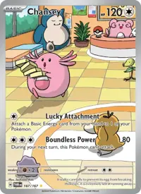 Chansey 187/167 – Twilight Masquerade (TWM), Pokémon card (English)