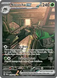 Sinistcha ex 210/167 – Twilight Masquerade (TWM), Pokémon card (English)